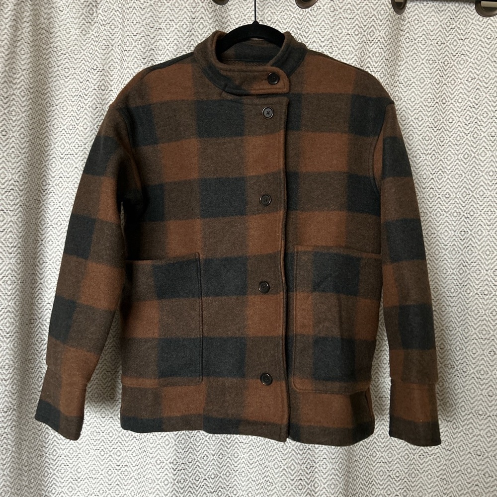 Banana Republic Plaid Pocket Jacket